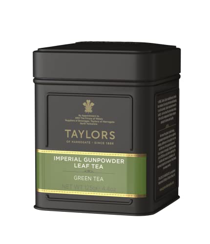 Image of Taylors of Harrogate Imperial Gunpowder Loose Leaf Tin, 4.41 oz