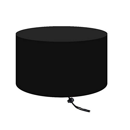 FOGUO Round Garden Furniture Covers Waterproof 94x23in, Patio Furniture Set Covers Circular, Outdoor Table Chair Set Covers, Resist to Dust UV Rain Snow, Protective Covers