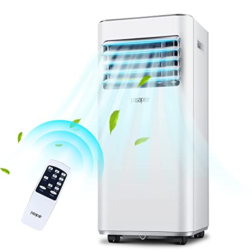 Condizionatore portatile 7000 BTU: Il nostro condizionatore portatile è la soluzione perfetta per raffreddare efficacemente ambienti fino a 25 ㎡. Grazie alle sue dimensioni compatte (70 x 35 x 35 cm) e alla sua portabilità, è facile da spostare e posizionare ovunque tu voglia. La distribuzione uniforme dell'aria lo rende ideale per dormitori, appartamenti, capannoni, camper, uffici, camere da letto o soggiorni.