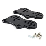 Fully Adjustable 7 Position And Back Adjustable Rear Set Riser Plates Compatible With Automotive Motorcycle Parts SV650 SV650s 1999-2014
