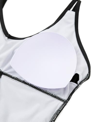 Image of IFFEI Mommy and Me Swimsuits V Neck Cutout Two Piece Swim Dress Tummy Control Tankini Bathing Suit Swimwear with Bottom