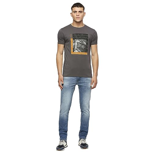 Image of Pepe Jeans Men T-Shirt|Cotton|Slim Fit