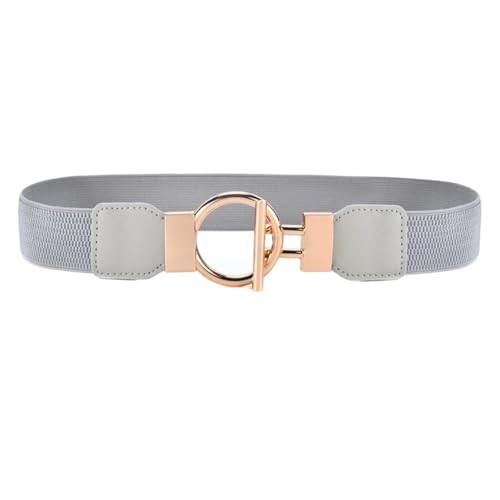 Belts For Women Women Skinny Elastic Belt For Dresses,Thin Retro Stretch Waist Belt With Golden Buckle