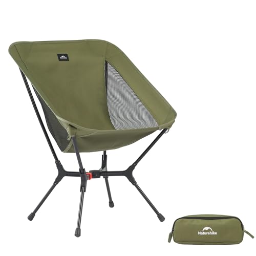 Naturehike Campingstuhl Faltba Ultralichter Klappstuhl– Kleines Packmaß & Robustes Design für...