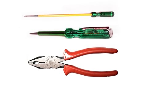 Taparia Tk020 903I, 1621-6, 814 Insulated Screwdriver, Line Tester, Combination Plier 8" Set, Assorted (B0CKW65G68) Amazon Price History, Amazon Price Tracker