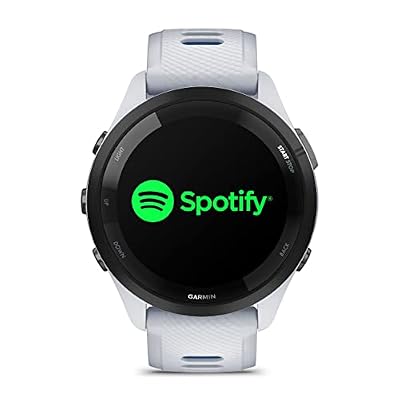 PlayBetter Garmin Forerunner 265 (Whitestone/Tidal Blue) Running GPS Smartwatch | Bright AMOLED Display, Recovery Insights | Bundle HD Screen Protectors & Portable Charger