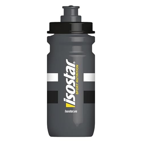 ISOSTAD Isostar Bidón Gris, Tapón Hermético, Versatilidad Deportiva, 600 ml