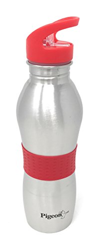 Pigeon Playboy Stainless Steel Water Bottle, 700ml, 1 Piece, Red