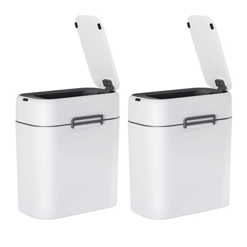 Caneca de basura automática con sensor, 2.2 gal, pack 2