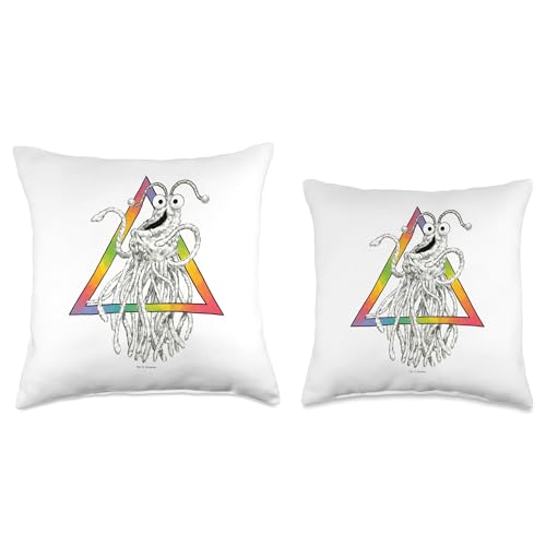 Coussin Sesame Street Yip Triangle 40x40cm multicolore pour canapé