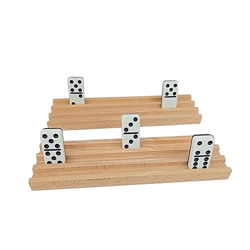 Soporte de Madera para Fichas y Domino Profesional Diseño Pino miniatura 2