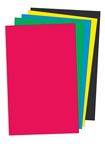 Pacon Ucreate Primary Poster Board, 14" X 22", 5 Assorted Colors, Primary, 5 Sheets #TOP2