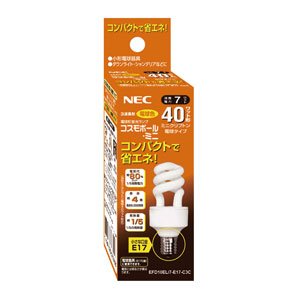 NEC(�G�k�C�[�V�[) �d���`�u�������vD�`40W�d���F(E17) EFD10EL7E17C3C