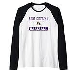 East Carolina Pirates Baseball Logo Officially Licensed Raglan Baseball Tee