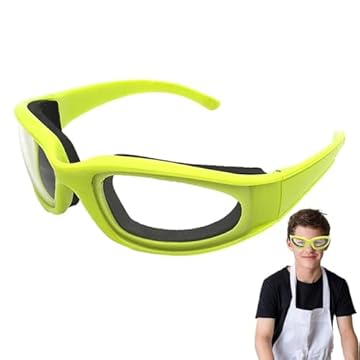 Goggles Frree Teacre - Shiedi di sicurezza degli occhi, spettacoli di comfort in forma | Attrezzatura da difesa del anti-irritante, strumento di preparazione alimentare per la visione chiara,