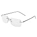 Produktbild Chaunce Gute Qualität Unisex Ultraleicht Randlos Lesebrille Intelligent Progressives Multifokal Presbyopie Brille +1.0 ~ + 3.0