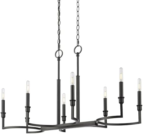 Golden Lighting- Ellyn Linear Pendant Matte Black- Pendant Lighting, Pendant Lights, Ceiling Light, Pendant Lights Kitchen Island, Pendant Light Fixtures, Kitchen Island Lighting
