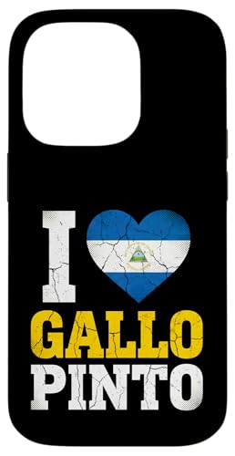 I Love Gallo Pinto �j�J���O�A���� �n�[�g �X�}�z�P�[�X iPhone 14 Pro �p