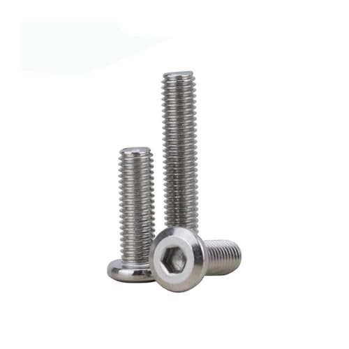 Inner Hex Screws Flat Bevel Hexagon Socket Machine Screw Bolt Fastening Nail(M8x35 5pcs)3