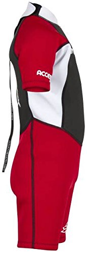 Hyperflex Access Front Zip Springsuit with 2mm Thickness, 2, Red - Thumbnail 5