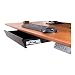 Office Sliding Under-desk Drawer Storage Organizer for Standing Desk 21.5" W, holds up to 15 lbs. (Black)