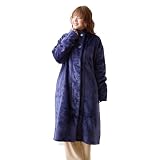 [アクア] yucuss (ユクスス) 着る毛布 マシュマロ カット ふんわり 着るブランケット あったか かいまき 高密度 110cm丈 ネイビー 21176407
