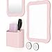 U Brands Locker Accessories Kit, Back to School Essentials, Blush, 6-Piece, Includes Whiteboard, Mirror, and Organizing Supplies