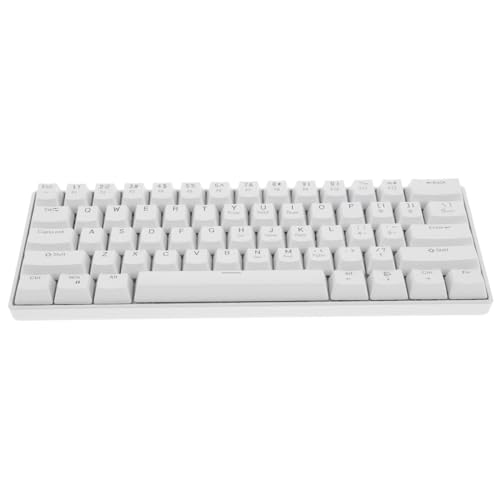 Clavier filaire mécanique blanc à 61 touches OSALADI pour ordinateur