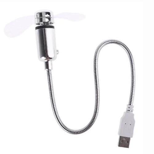 Generisches tragbares USB-bieter-Kühllüfter USB-Lüfter Flexibler USB -Kühllüfter Flexibler Ganse Nackenluftgebläse für Desktop-PC-Computer-Laptop-Notebook-Tablet