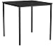 ZINUS Soho Black Square Table, Espresso