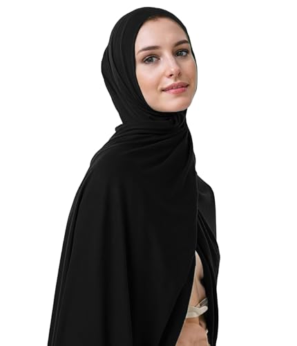 Lina & Lily Non-see-through Premium Jersey Maxi Hijab Head Scarf Wrap for Muslim Women2