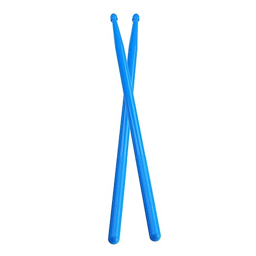 1 par de baquetas de percusión con mango de nylon para batería, para práctica y presentación, superficie suave para proteger el tambor, agarre cómodo para reducir la fatiga de la mano miniatura 1