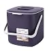 OFFSCH 1pc Garbage Bin Mini Trash Can for Car Compost Bin Slim Trash Can Car Trash Can Bins Bathroom Trash Can Trash Can with Lid Kitchen Trash Can Container with Cover Purple Plastic