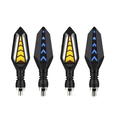Feu arrière de moto clignotant double side flowing water arrow haute finition