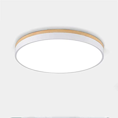 Plafonnier de plafond LED mince pour chambre salon et couloir blanc