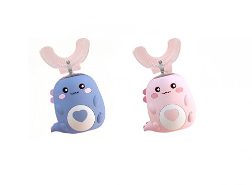 AAFGVC Kinder Elektrische Zahnbürste Rosa (2er-Pack)