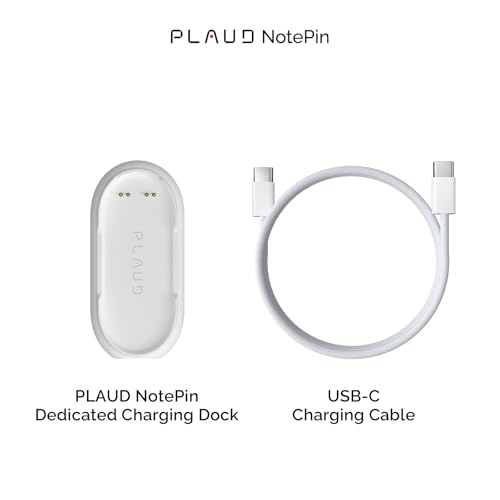 image for PLAUD NotePin Charging Dock, Magnetic Charger Cradle with Non-Slip Bas