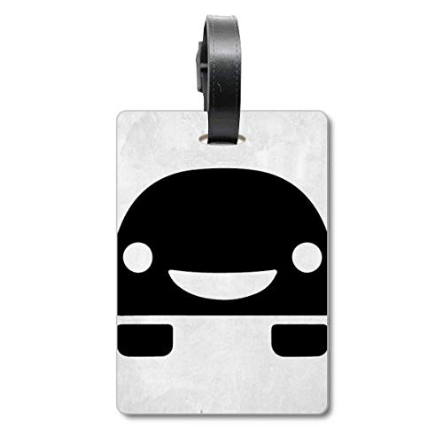Étiquette valise sac motif sourire FaceEnergy porte-étiquette identification