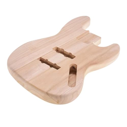 DIYギターアクセサリー プロのパフォーマンスに適した未完成のエレキベースボディ