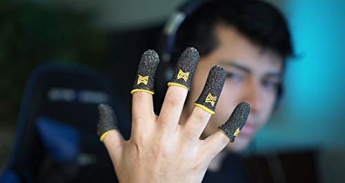 Image of MGC ClawSocks, Premium Mobile Gaming Finger Sleeves, Friction-Free Precision Control, Highly Conductive 100% Silver Thread, Durable High-Density Weave, Compatible with All Touchscreen Devices