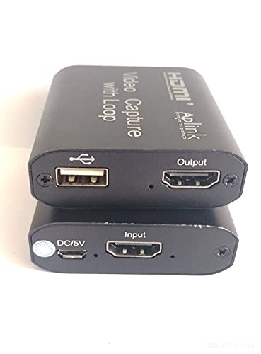 Image of Game Capture Cards Audio Video Capture Cards 1080P HDMI to USB Record to DSLR Camcorder Action Cam,Computer for Gaming, Streaming, Teaching, Video Conference or Live Broadcasting