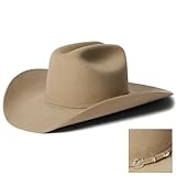 Stetson Men's 4X Corral Buffalo Felt Cowboy Hat Sand 7 3/4