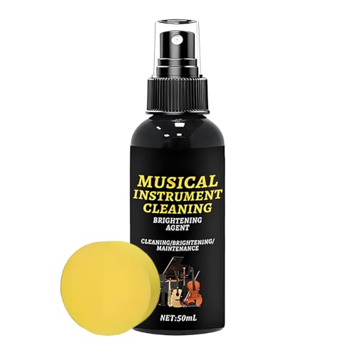 Pulidor de piano, limpiador iluminador con esponja, 100 ml, niebla de limpieza de manchas de teclas de piano, para el hogar, aula, escenario, práctica, flauta, trombón, trombón, clarinete