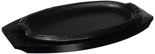 遠藤商事 業務用 ステーキ皿 鉄鋳物 天然木 PST05001