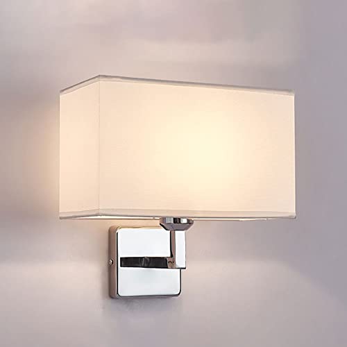 Aplique de pared de metal cromado con acabados premium y diseño para el salón