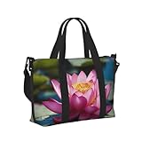 Spirit of The Lotus - Bolsa de mano de viaje, ligera, plegable, para viajes de fin de semana, vacaciones, avión