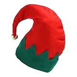 Gorros de Navidad Elfos Unisex Wear Gorro de duende de Navidad Accesorios Alegres Baggy Leprechaun Wear Sombreros de Elfo para Adultos