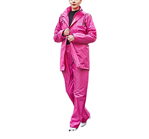 Poncho para lluvia y traje impermeable duradero con capucha de senderismo y motocicleta