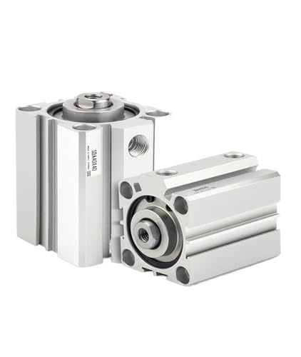 Vérin pneumatique mince SDA63 compact double effet en aluminium