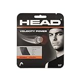 HEAD Velocity MLT Power Tennis String Set (Black, 16g-1.30mm)